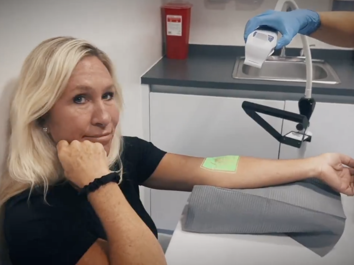 Marjorie Taylor Greene crosses southern border for more affordable health care