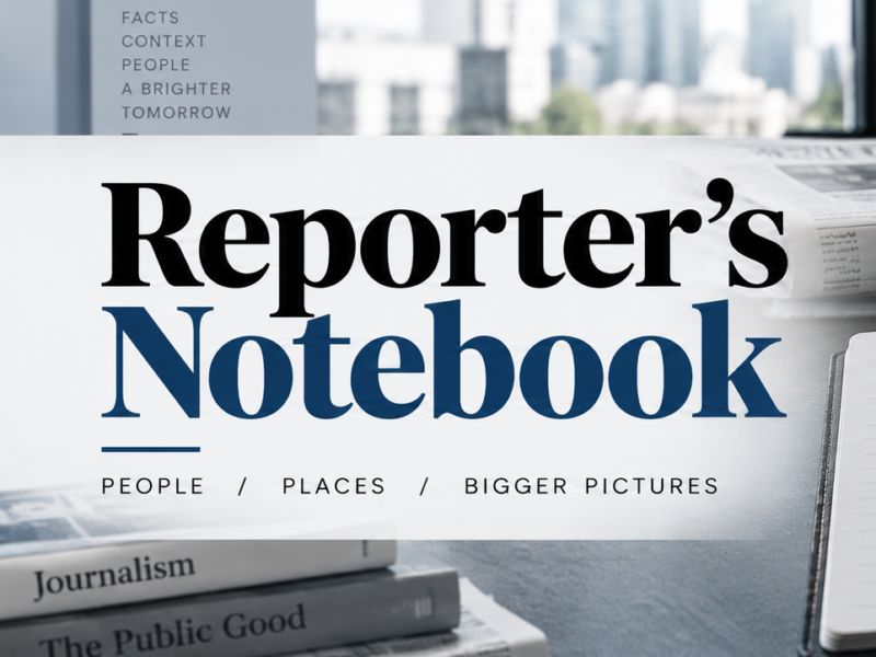 Reporter’s Notebook: September 7, 2026.