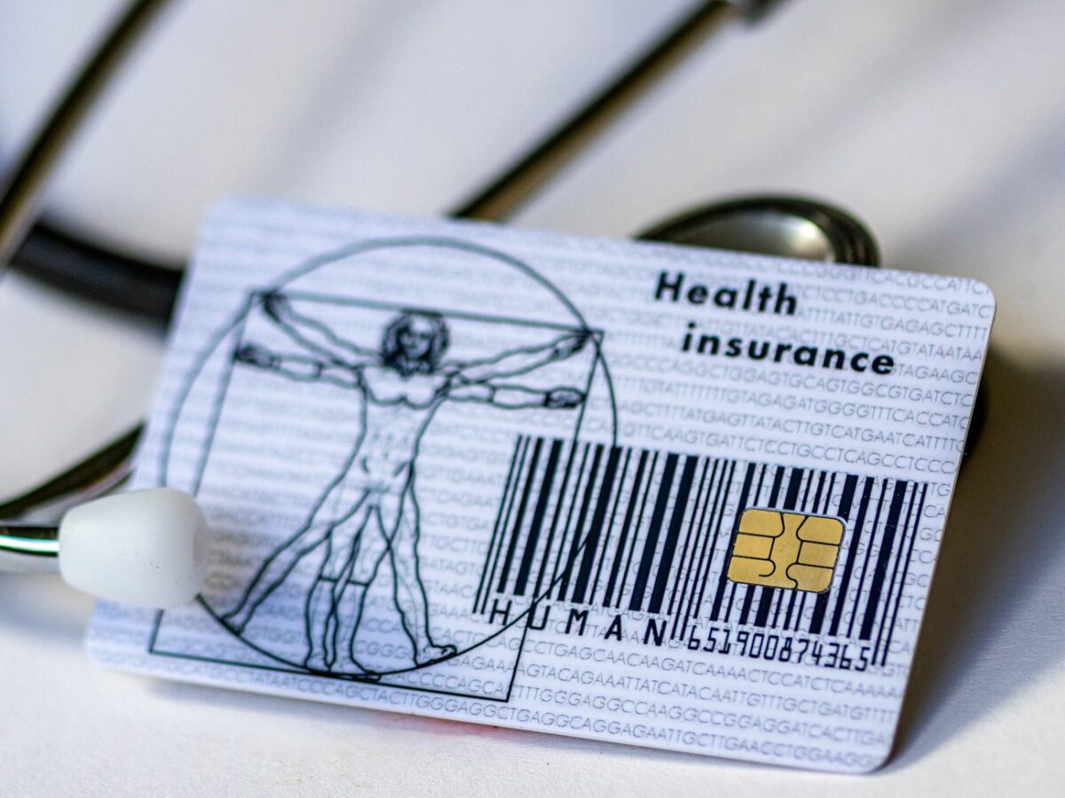 a card with a drawing of a person on it